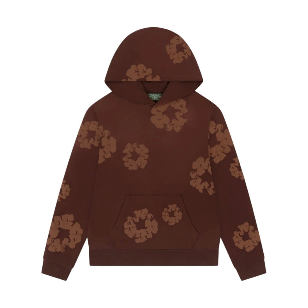 Denim Tears Mono Cotton Wreath Hoodie Brown