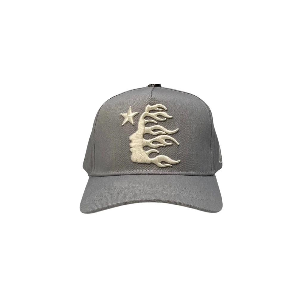 Hellstar OG Logo Snapback Hat Grey