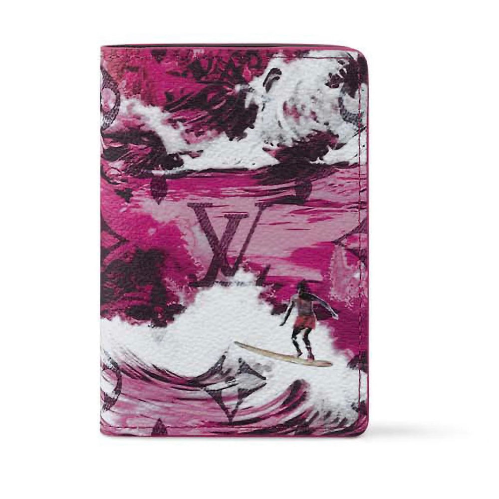 Louis Vuitton Pocket Organizer Monogram Surfing Rosa