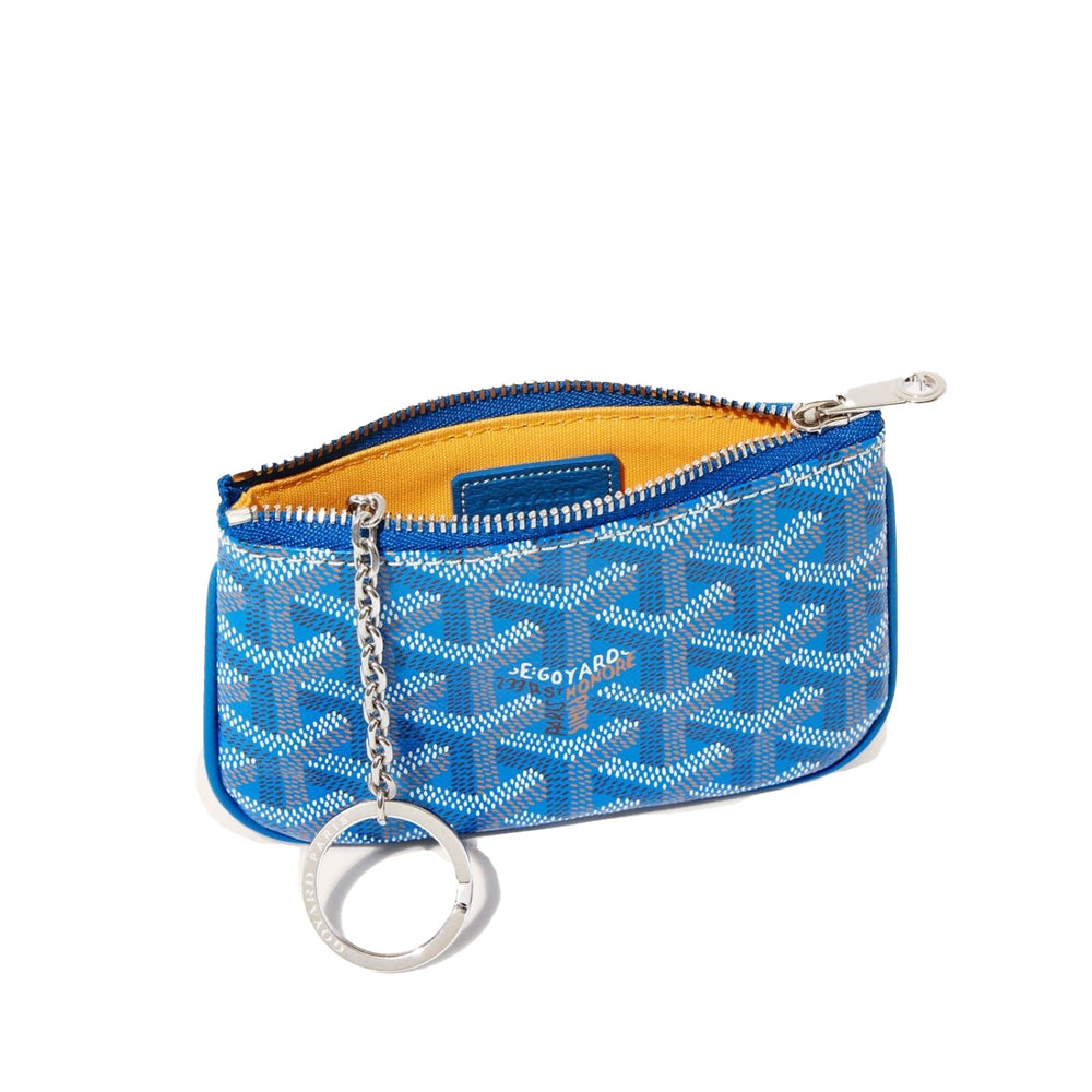 Goyard Sénat Nano Key Pouch Sky Blue