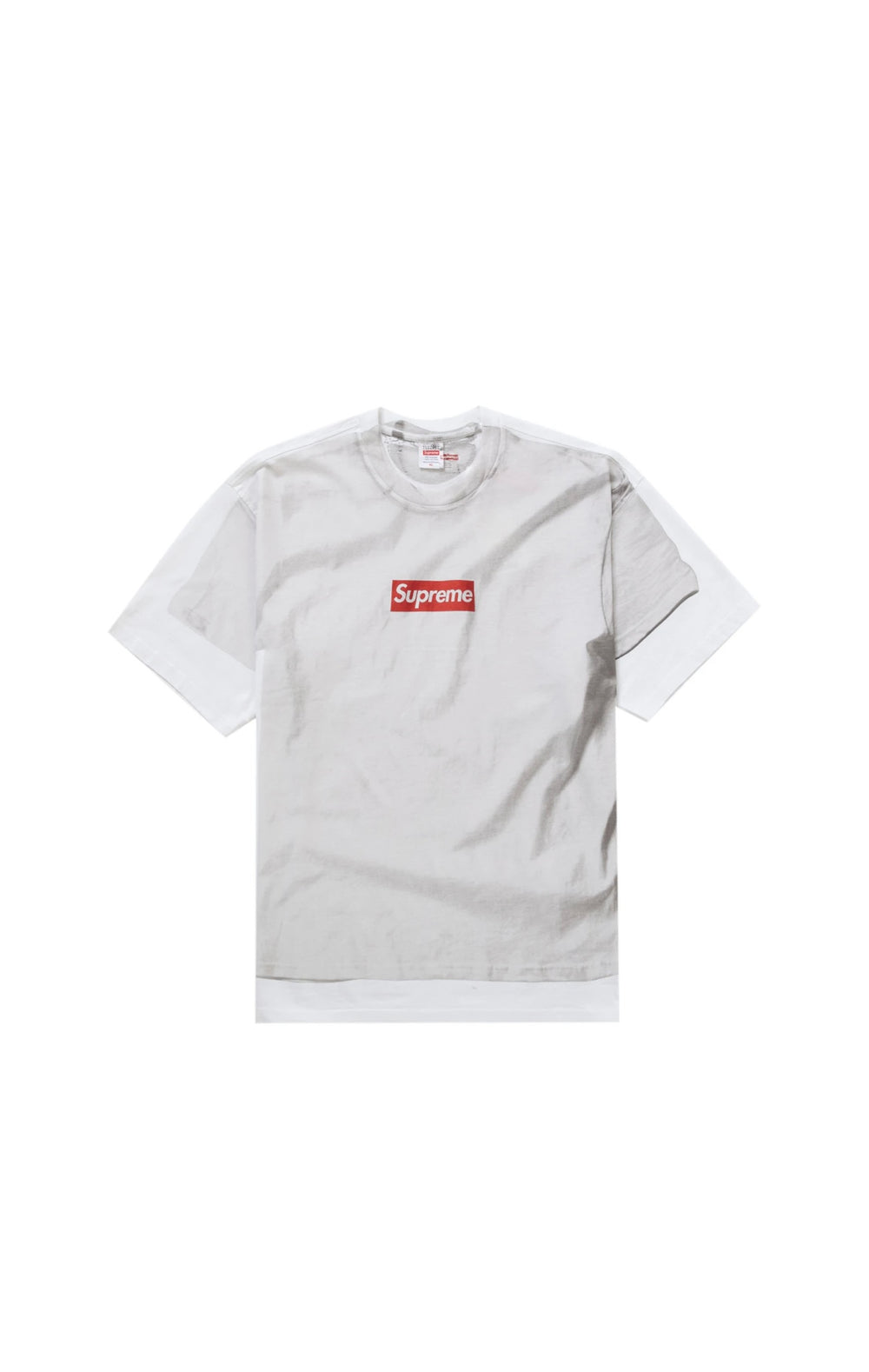 Supreme x Maison Margiela Box Logo Tee White