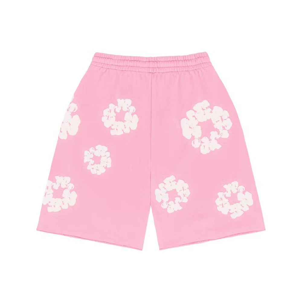 Denim Tears The Cotton Wreath Shorts Pink