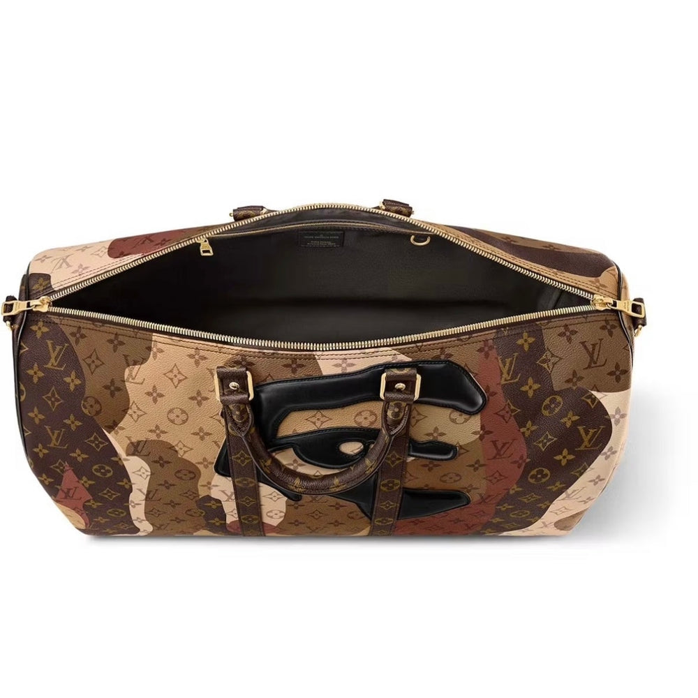 Louis Vuitton Keepall 55 Bandouliere 55 Brown (Kid Super Collection FW23)