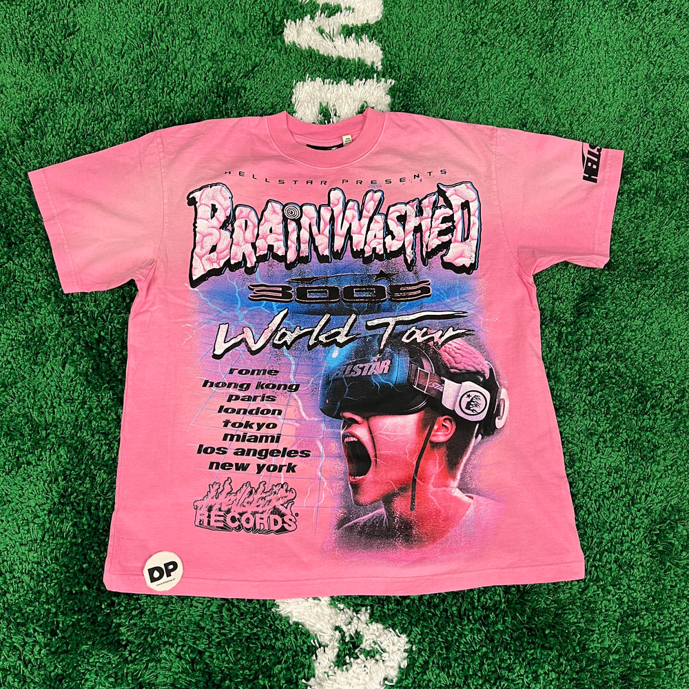 Hellstar Brainwashed World Tour Pink Tee