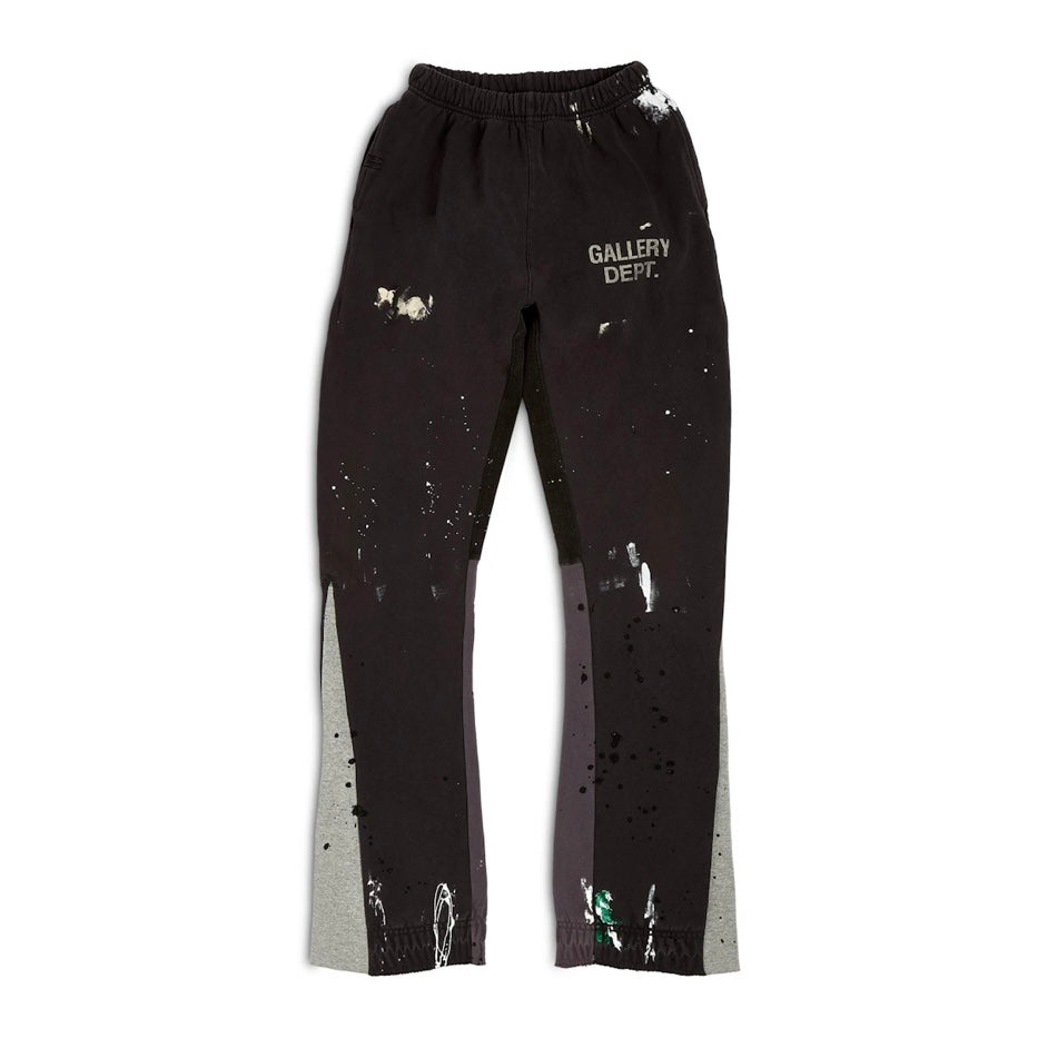 Gallery Dept. Painted Flare Sweat Pants Washed Black