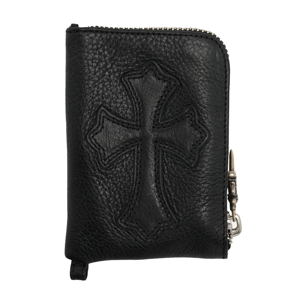 Chrome Hearts Cross Patch Zip Wallet