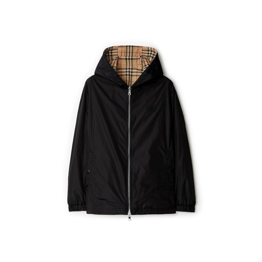 Burberry Reversible Vintage Check Jacket Black