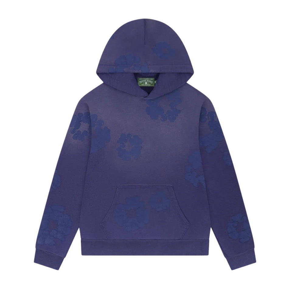 Denim Tears Mono Cotton Wreath Hoodie Washed Blue
