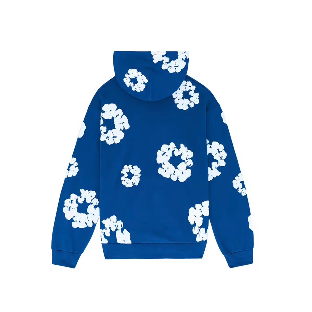 Denim Tears The Cotton Wreath Hoodie Royal Blue