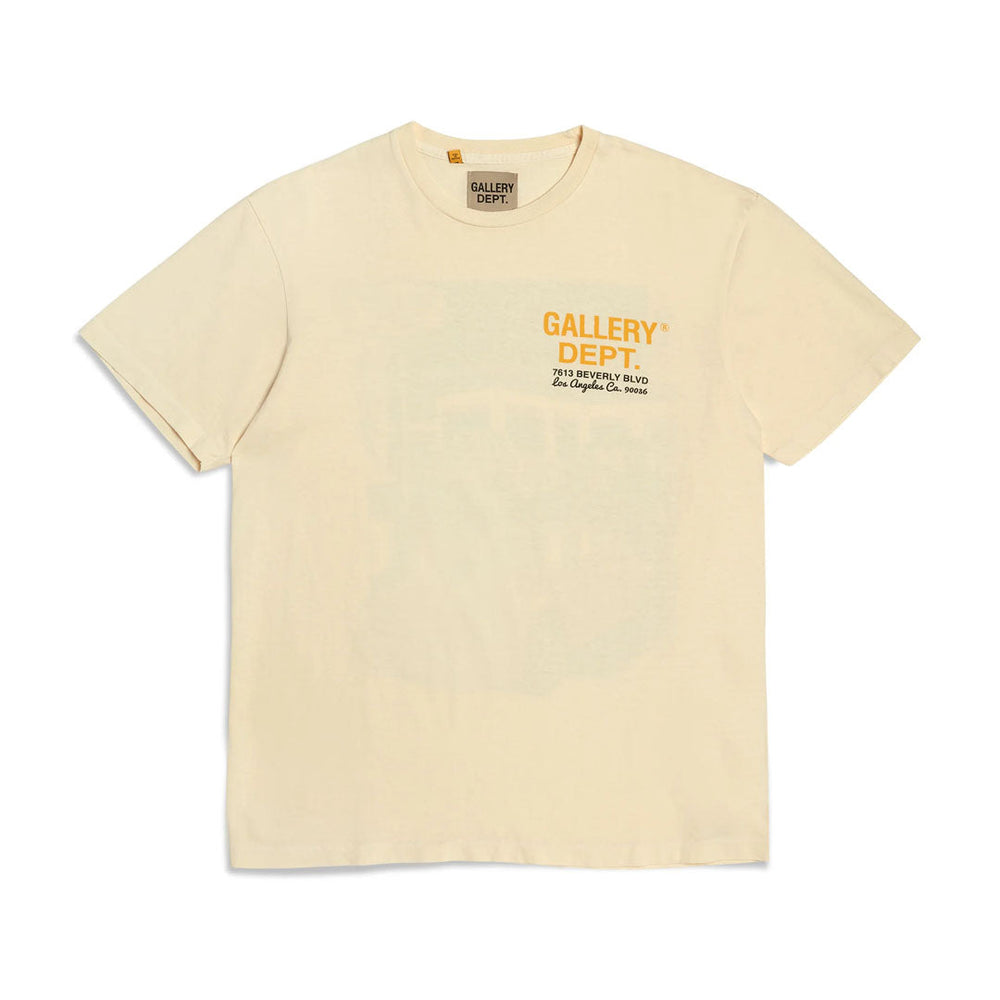 Gallery Dept. Drive Thru Boxy Fit Tee Cream (Used)