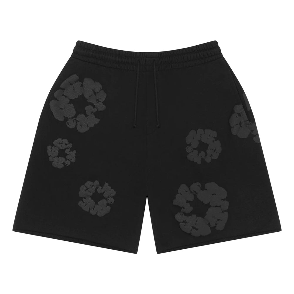 Denim Tears Mono Wreath Shorts Black/Black