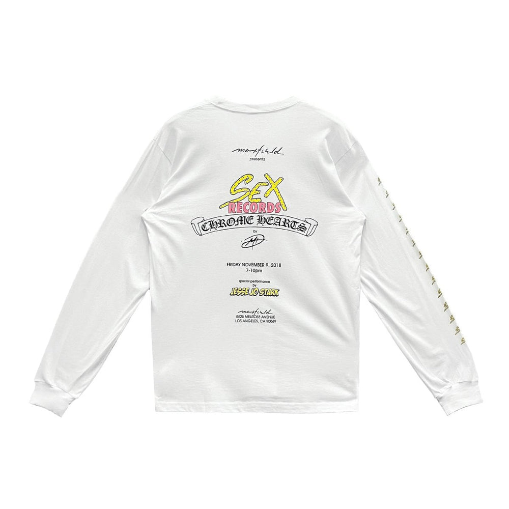 Chrome Hearts Sex Records Maxfield Long Sleeve Tee