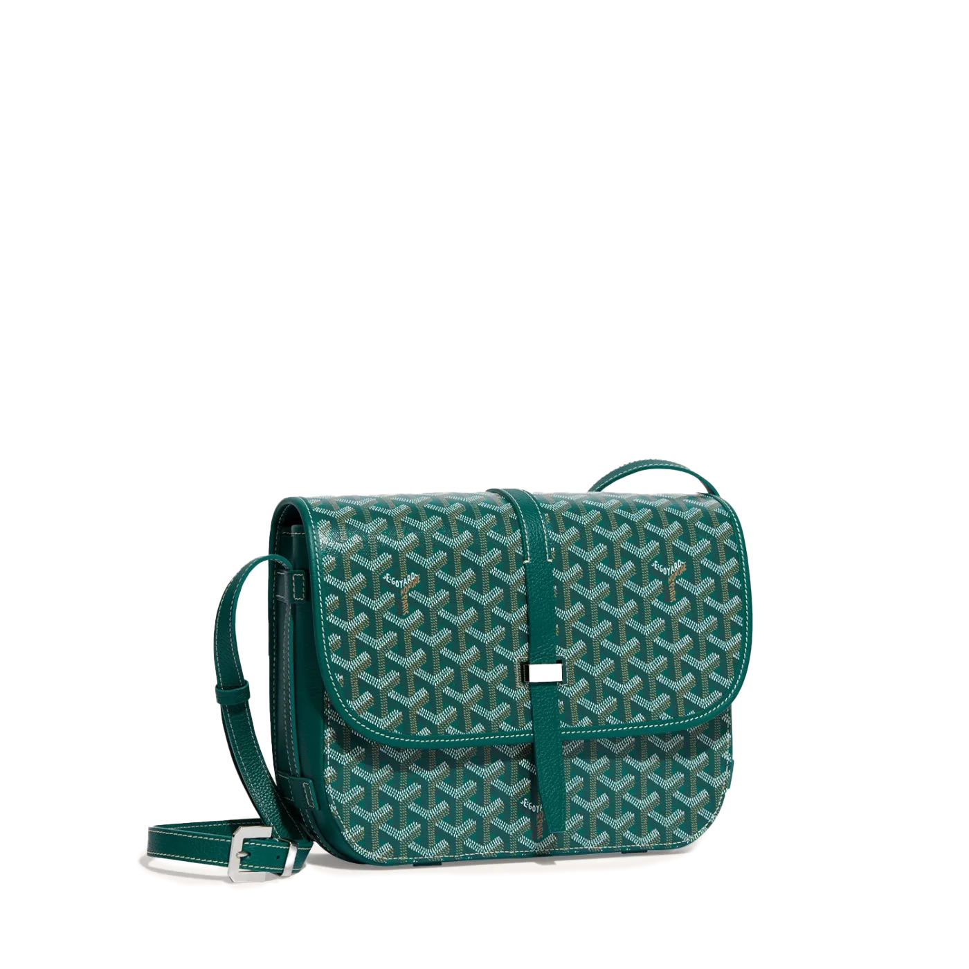 Goyard Belvedere Messenger Bag MM Green