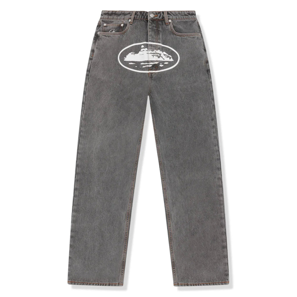 Corteiz Island Jeans Grey