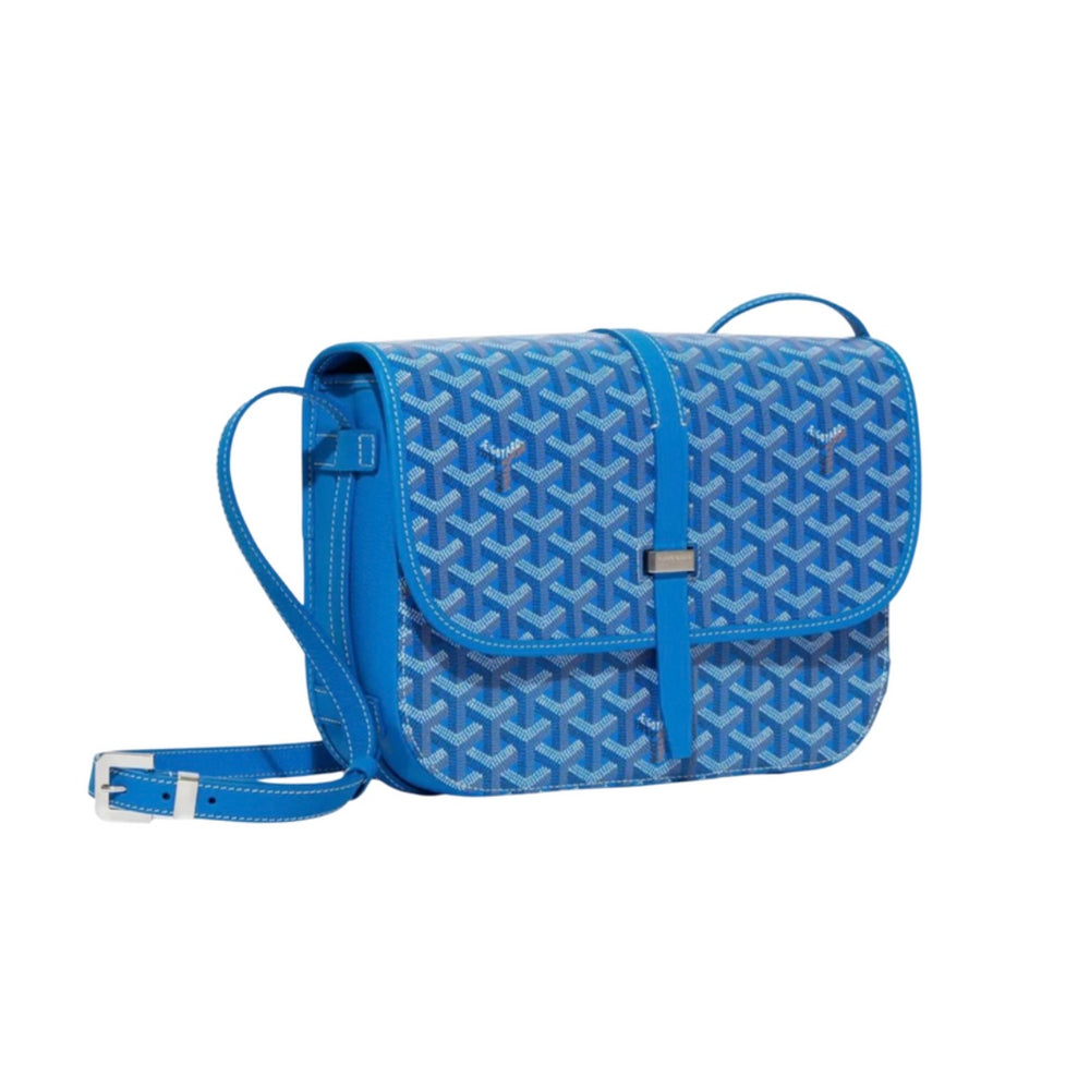 Goyard Belvedere MM Bag Sky Blue