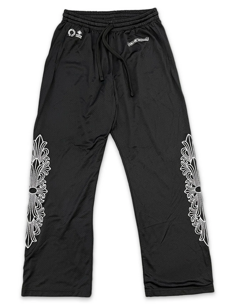 Chrome Hearts Mesh Varsity Pants Black