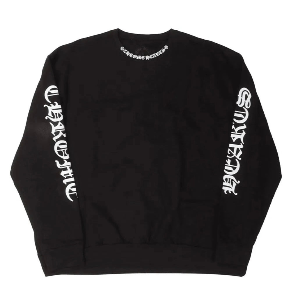 Chrome Hearts Neck Logo Long Sleeve Black