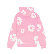 Load image into Gallery viewer, Denin Tears The Cotton Wreath Hoodie Pink

