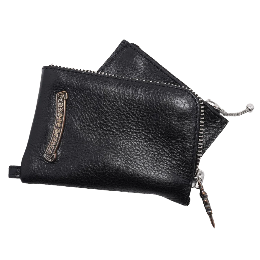 Chrome Hearts Cross Patch Zip Wallet