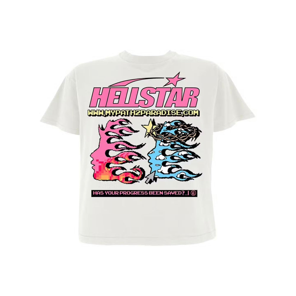 Hellstar Capsule 10 Pixel T-Shirt White