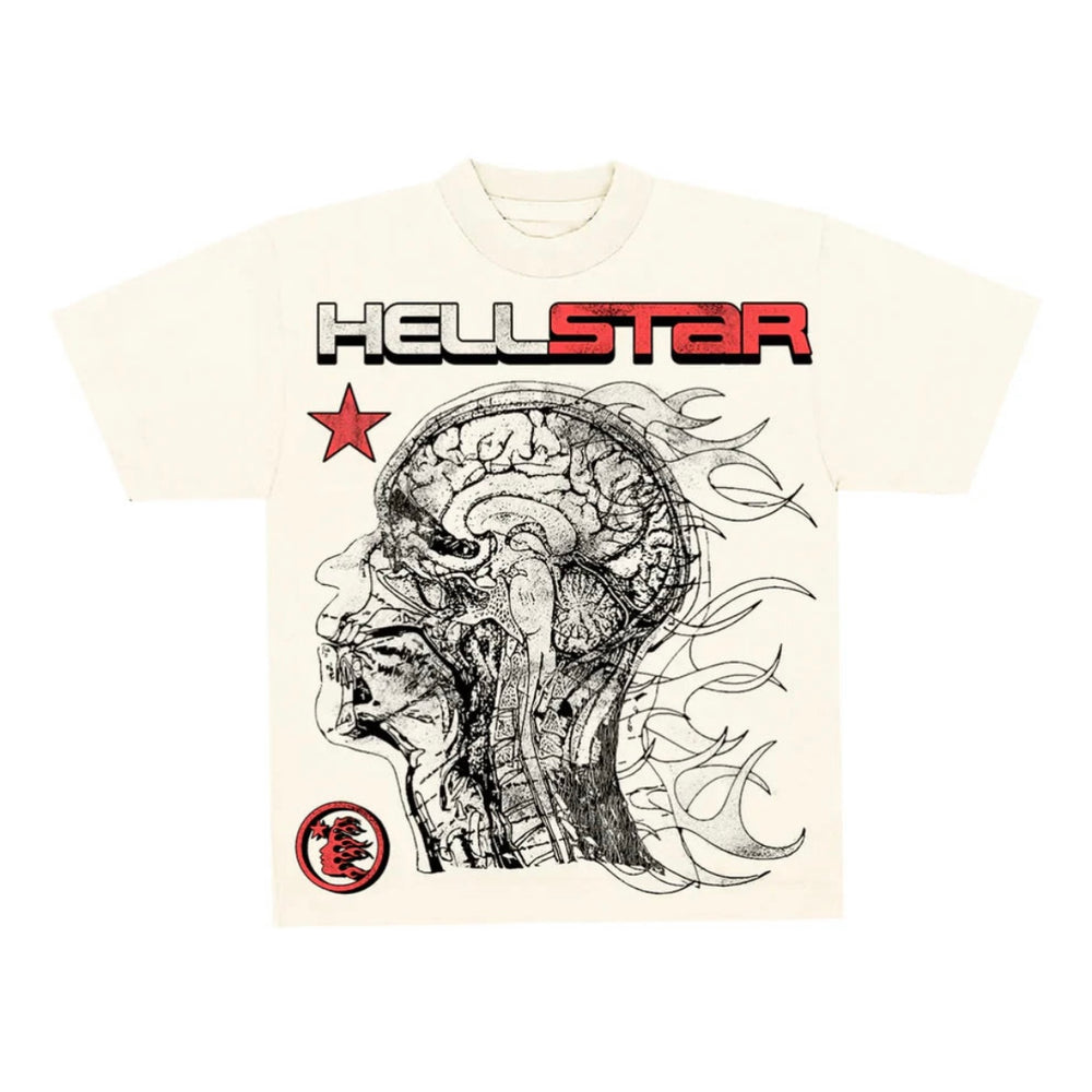 Hellstar Cranium Tee White