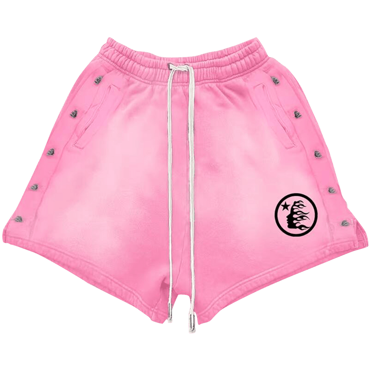 Hellstar Snap Shorts Pink