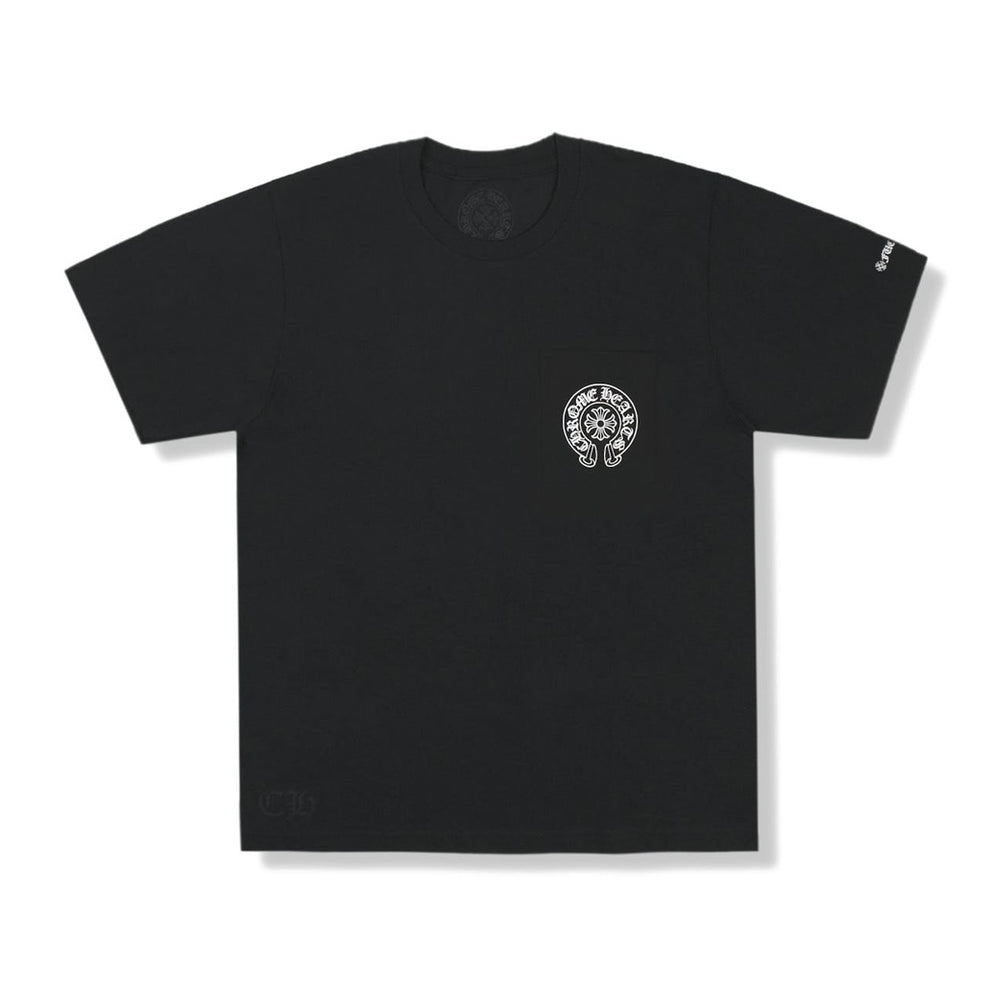 Chrome Hearts Horse Shoe Logo Pocket T-Shirt Black