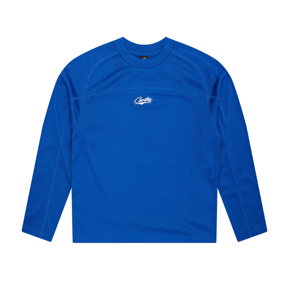 Corteiz Wosh Mesh LS Jersey Royal Blue
