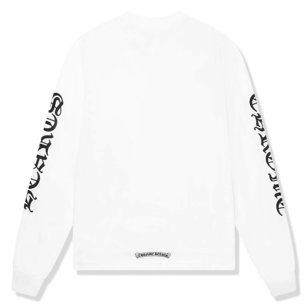Chrome Hearts Neck Logo Long Sleeve White
