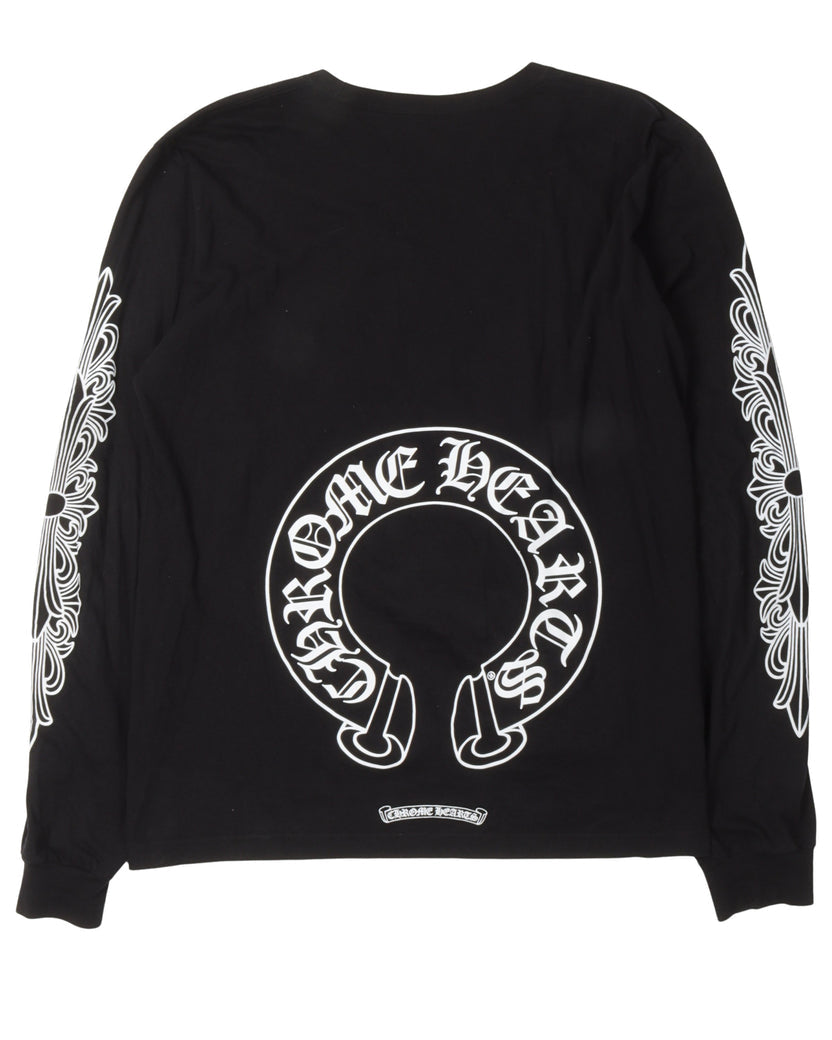 Chrome Hearts Horseshoe Crewneck Black