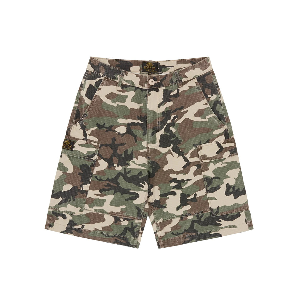 Corteiz Guerillaz Cargo Camo Shorts