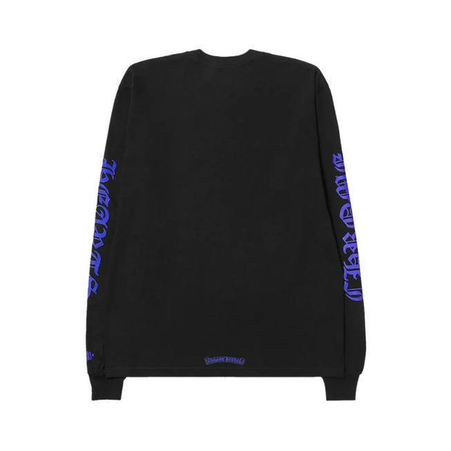 Chrome Hearts Long Sleeve Pocket Crew Hot Blue/Black