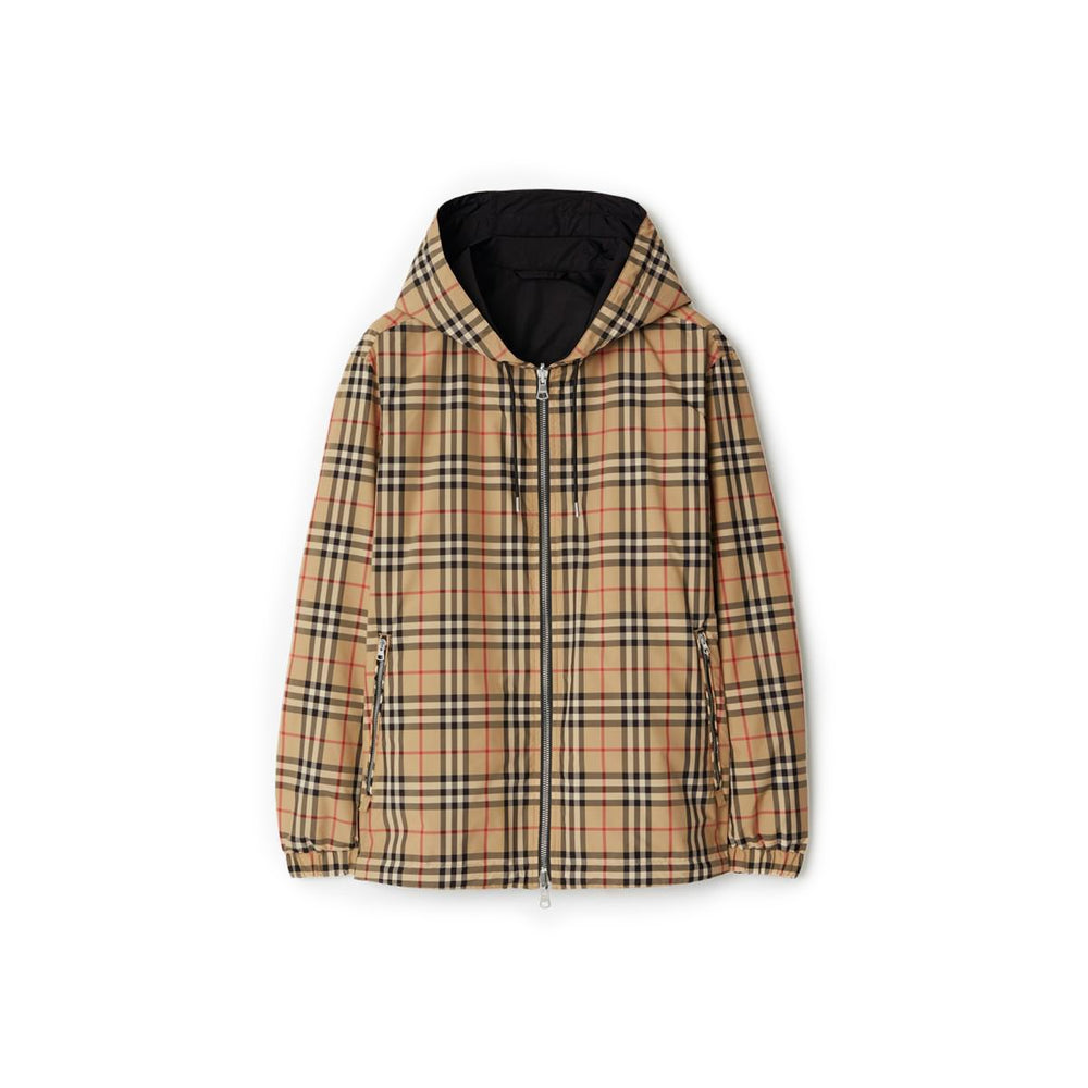 Burberry Reversible Vintage Check Jacket Black
