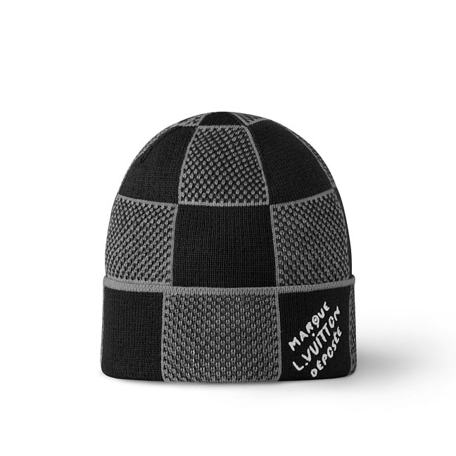 Louis Vuitton Damier Heritage Beanie Black