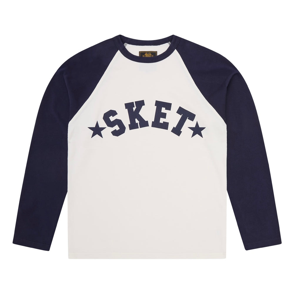Corteiz Sket Raglan L/S Top Navy