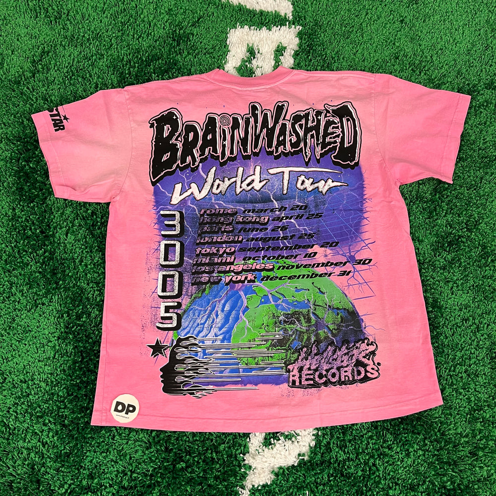 Hellstar Brainwashed World Tour Pink Tee