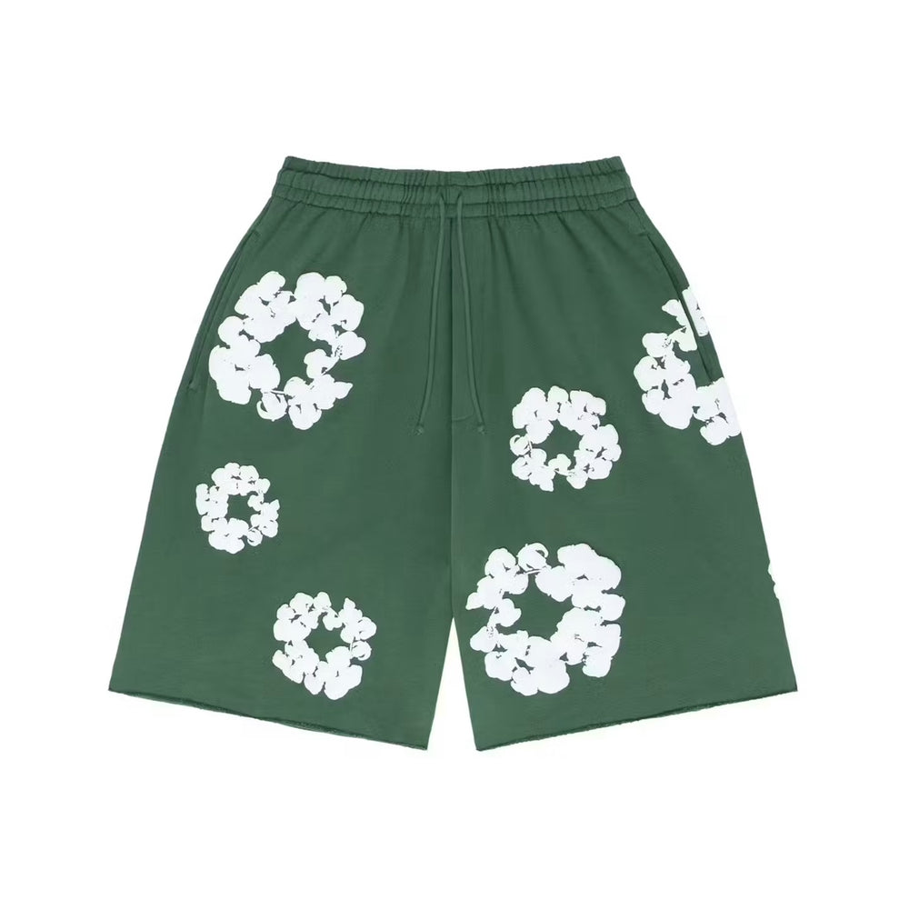 Denim Tears The Cotton Wreath Shorts Verde