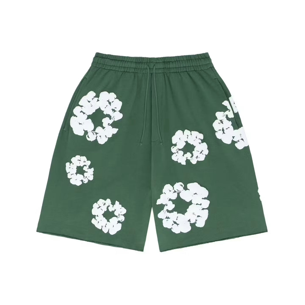 Denim Tears The Cotton Wreath Shorts Green