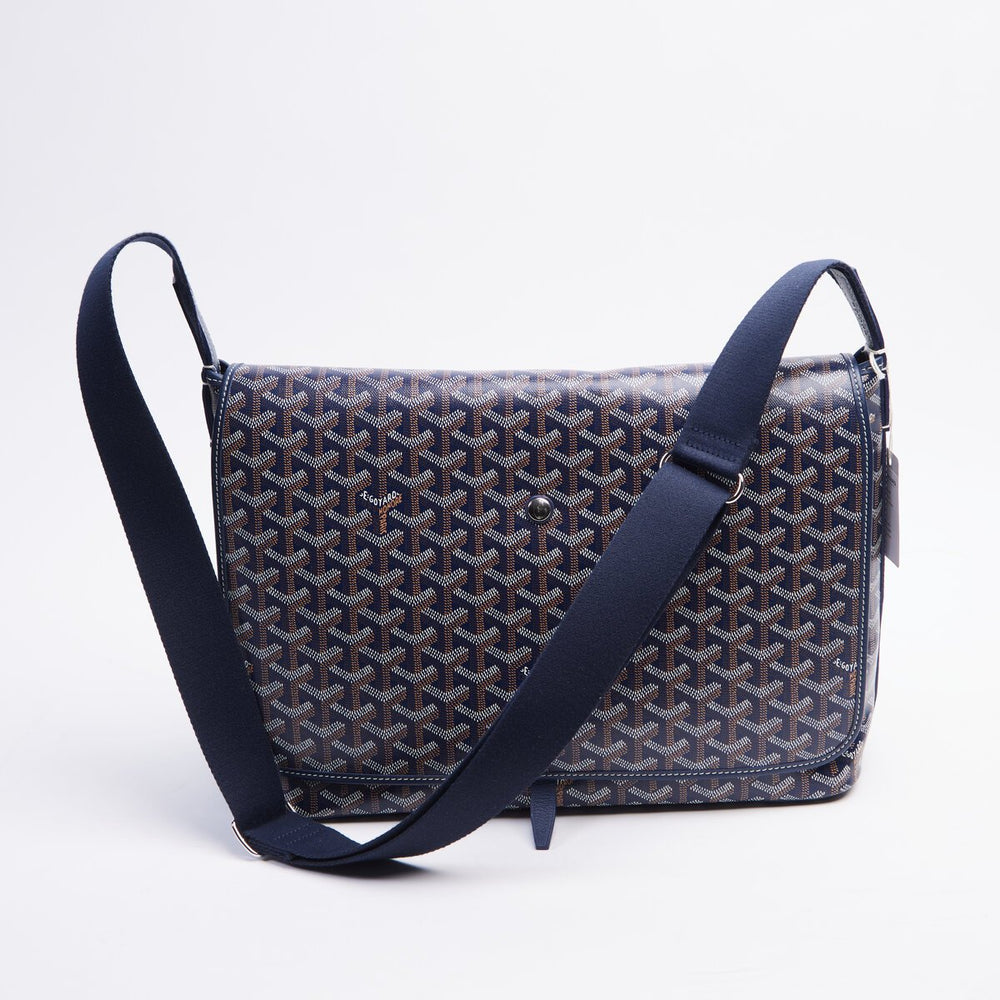 Goyard Capetien MM Messenger Bag Navy Blue