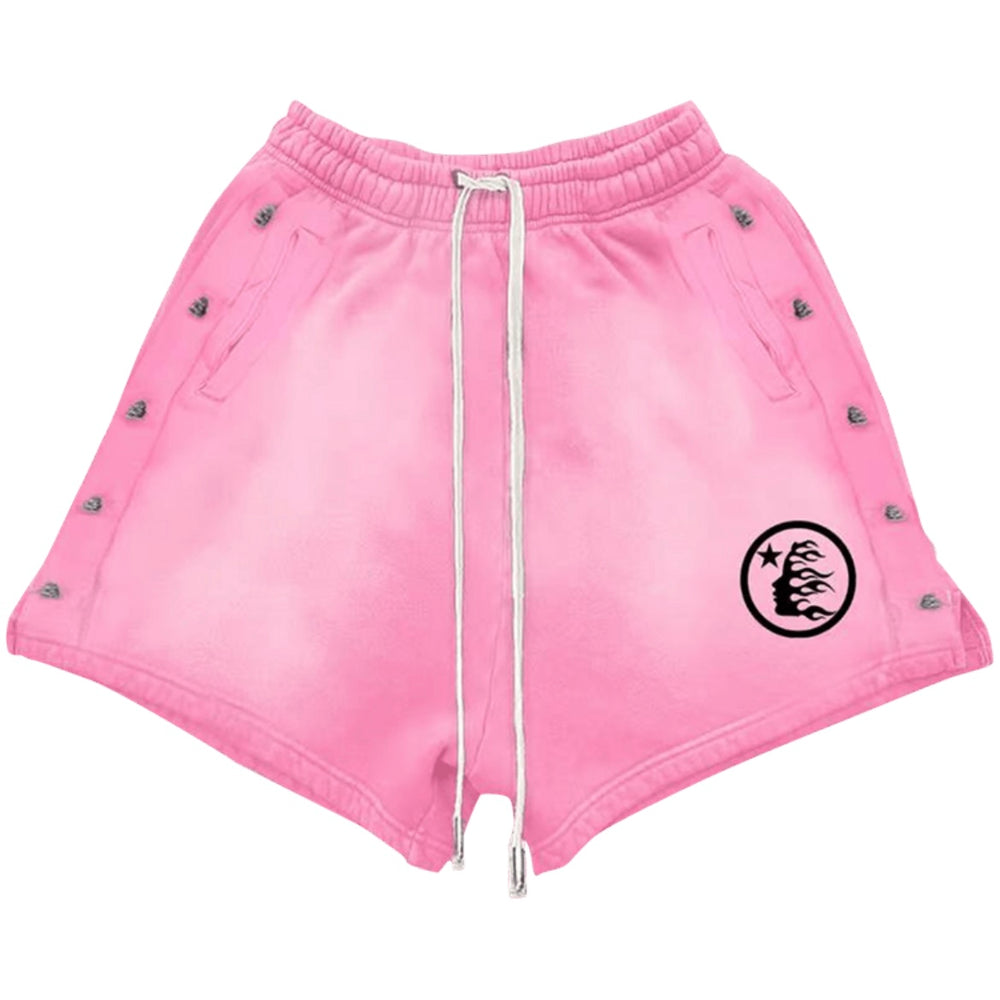 Hellstar Snap Shorts Pink