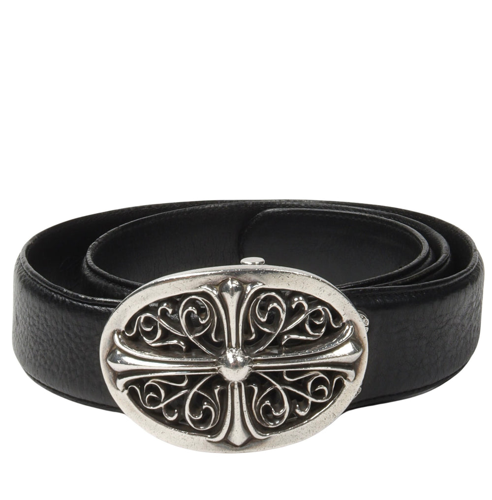 Chrome Hearts Oval Cross Buckle With Belt (Size 30)