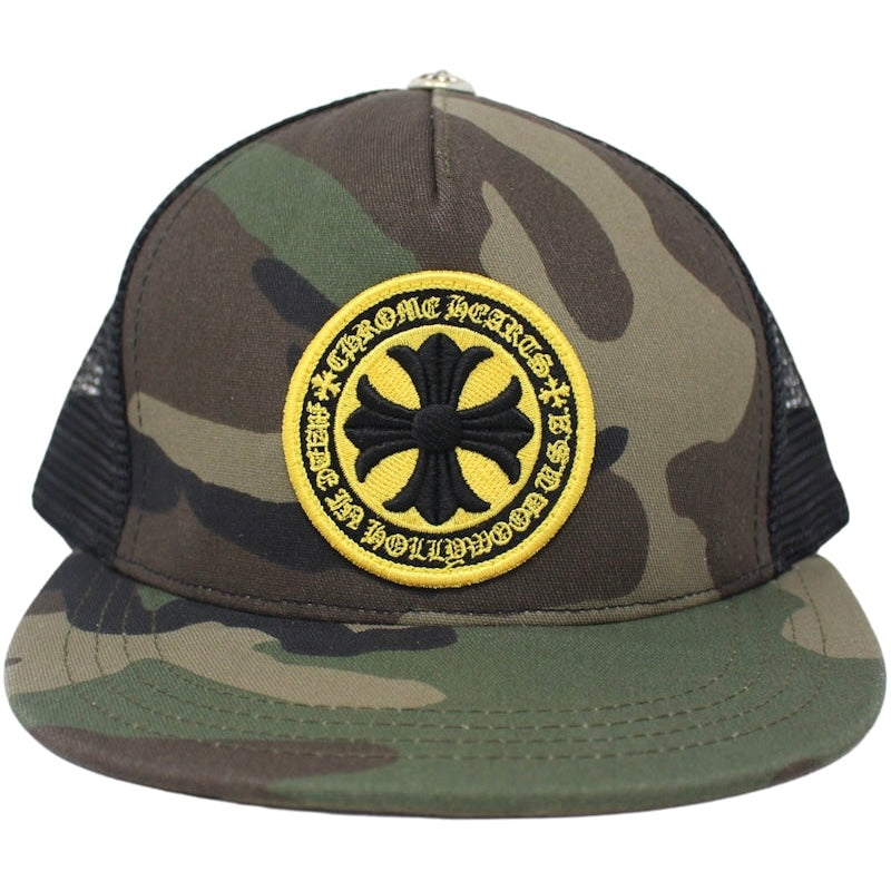 Chrome Hearts Plus Cross Seal Stamp Trucker Hat Camo