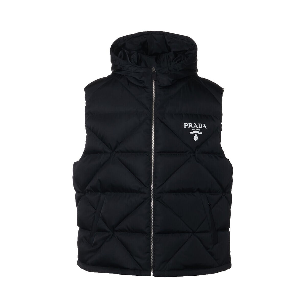 Prada Quilted Down Gilet Black