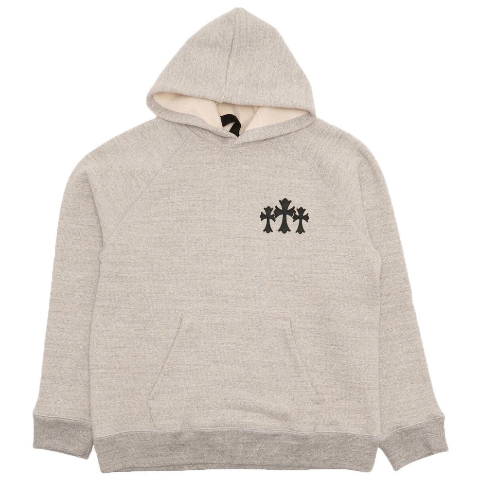 Chrome Hearts Cemetery Cross Hoodie Grey
