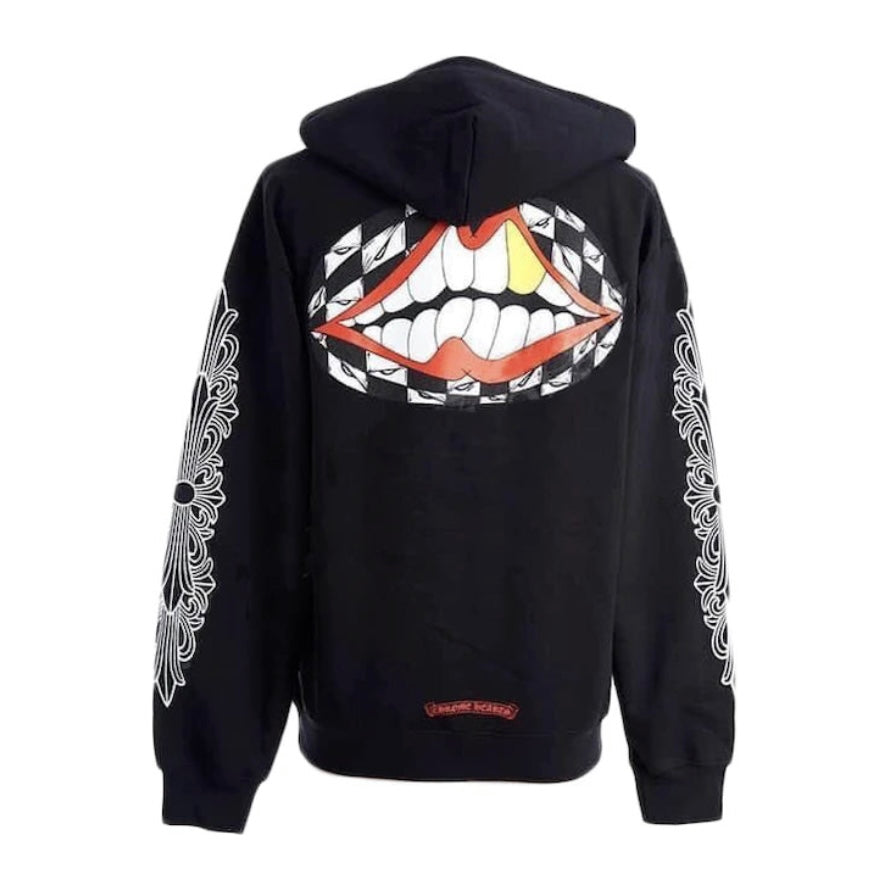 Chrome Hearts Matty Boy Flower Chomper Hoodie Black