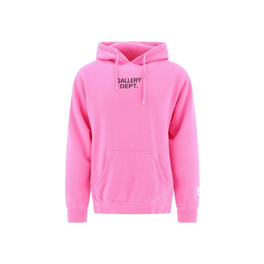 Gallery Dept. Centered Logo Hoodie Hoodie Pink