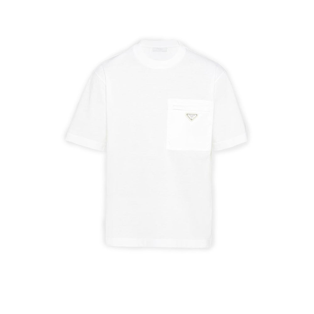 Prada Knitted and Re-Nylon T-shirt