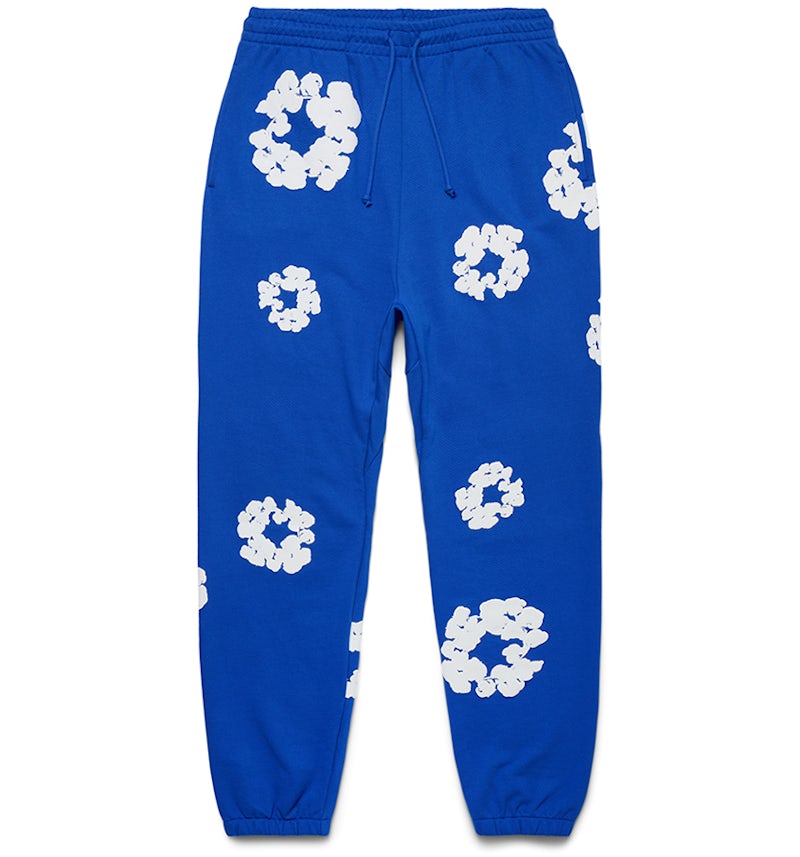 Denim Tears The Cotton Wreath Sweatpants Royal Blue