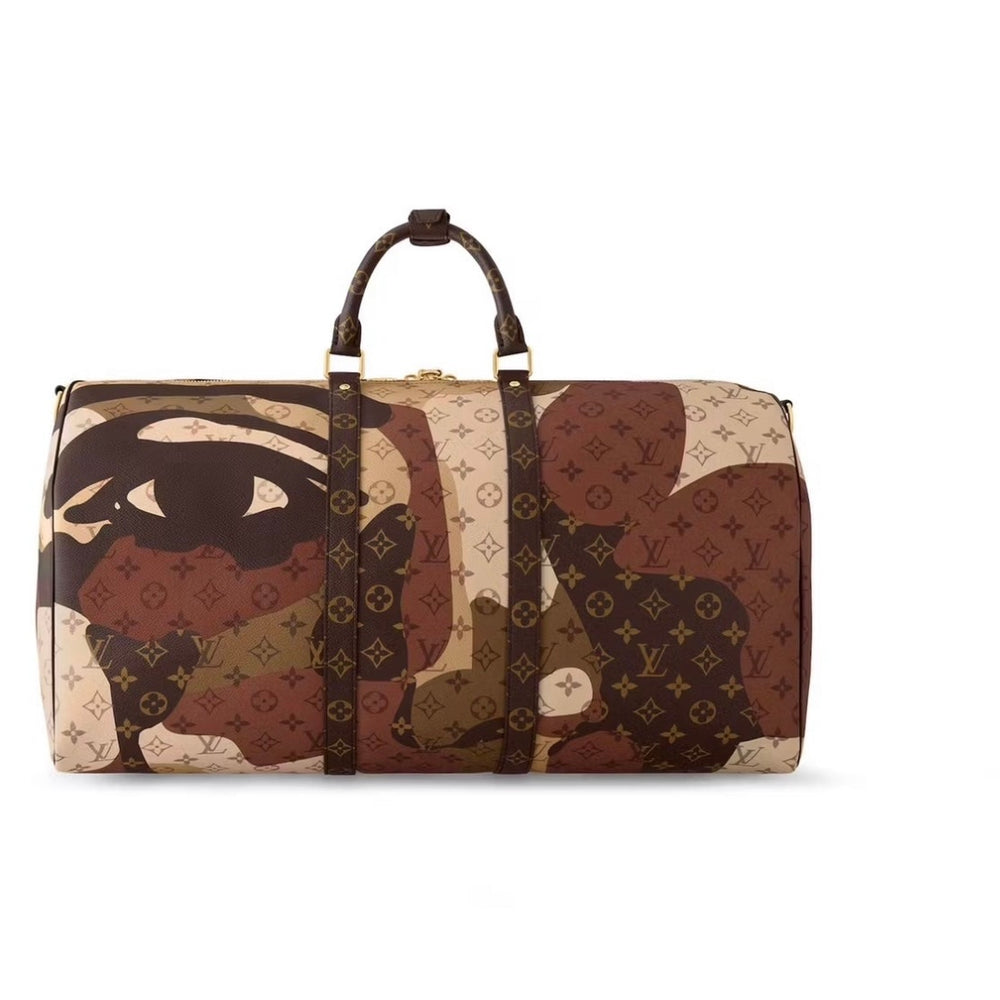 Louis Vuitton Keepall 55 Bandouliere 55 Brown (Kid Super Collection FW23)