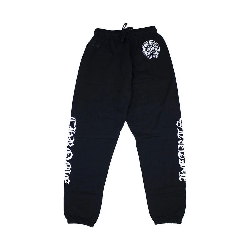 Chrome Hearts Horse Shoe Logo Sweatpants Black